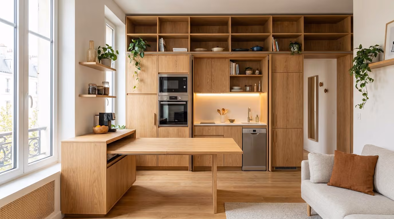 cuisine compact gain de place