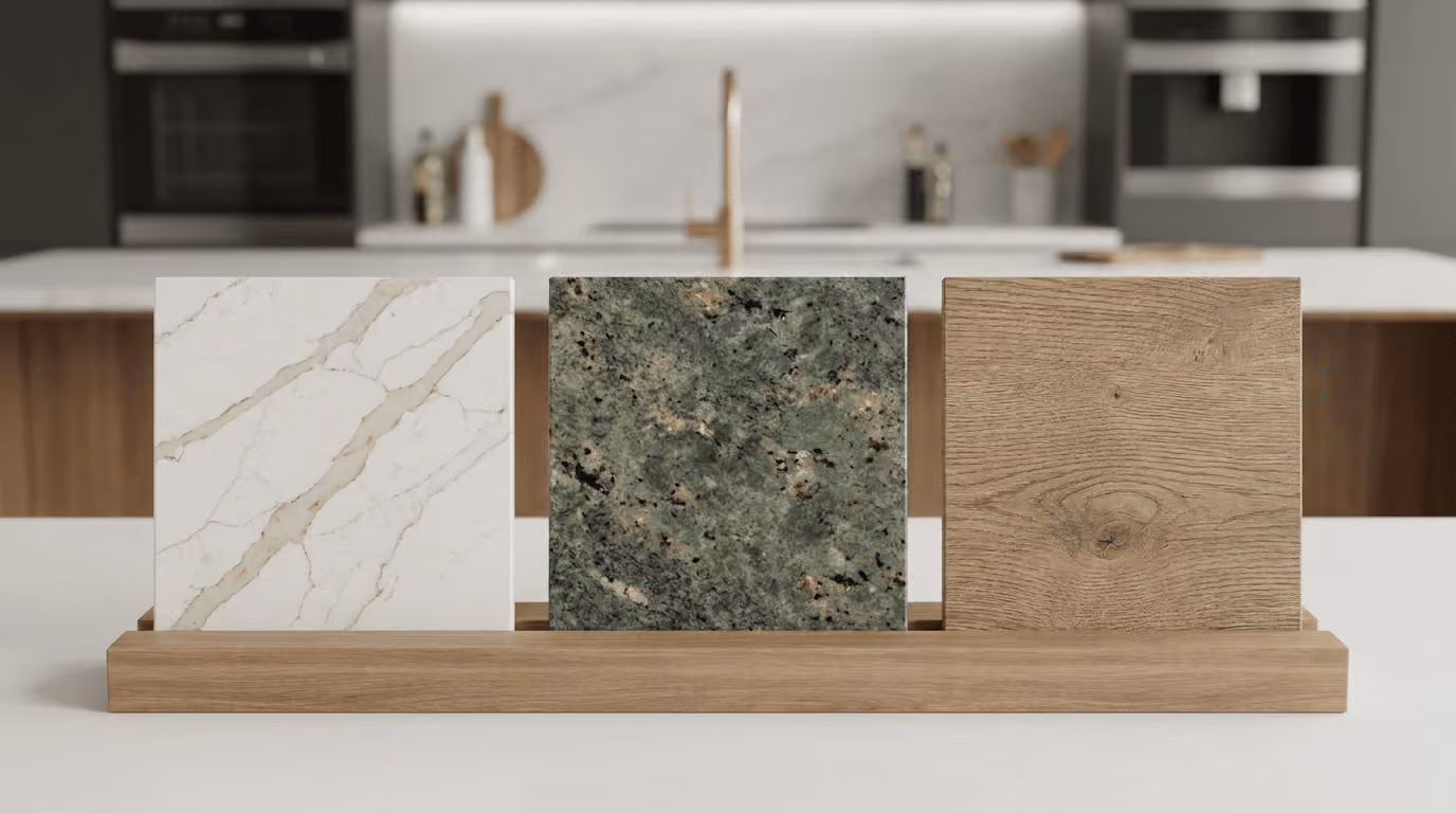 Plan de travail en quartz, granit ou stratifié : le comparatif complet