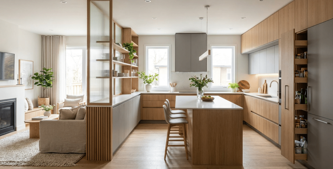 cuisine ouverte fermee avantages agencement