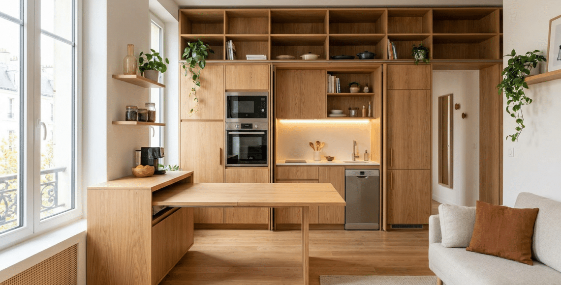 cuisine compact gain de place